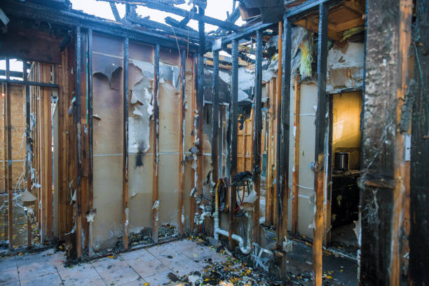 Professional Emergency Fire Cleanup technician working in Seven Fields, PA